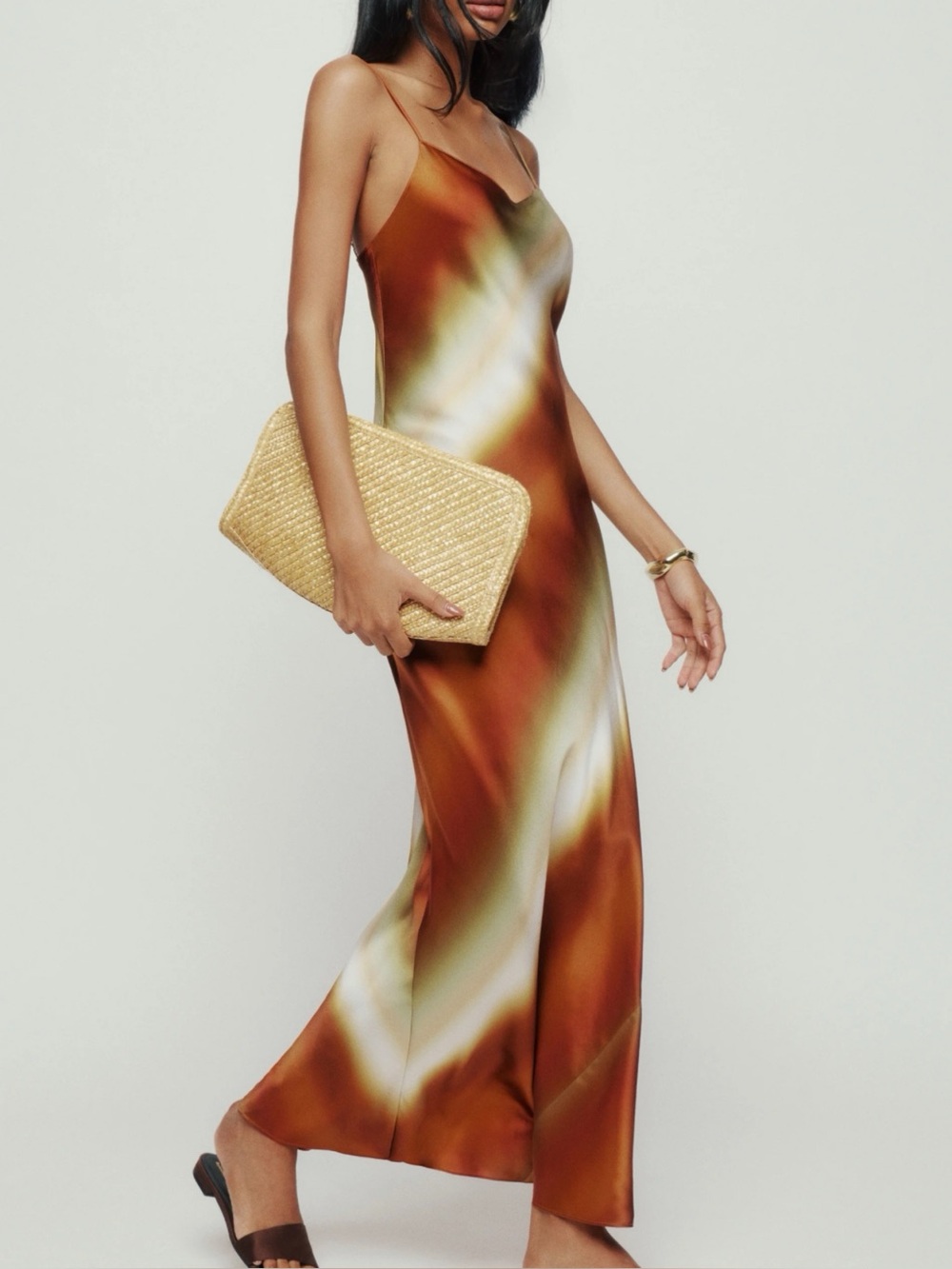 Reformation Parma Silk Dress - Hemmed